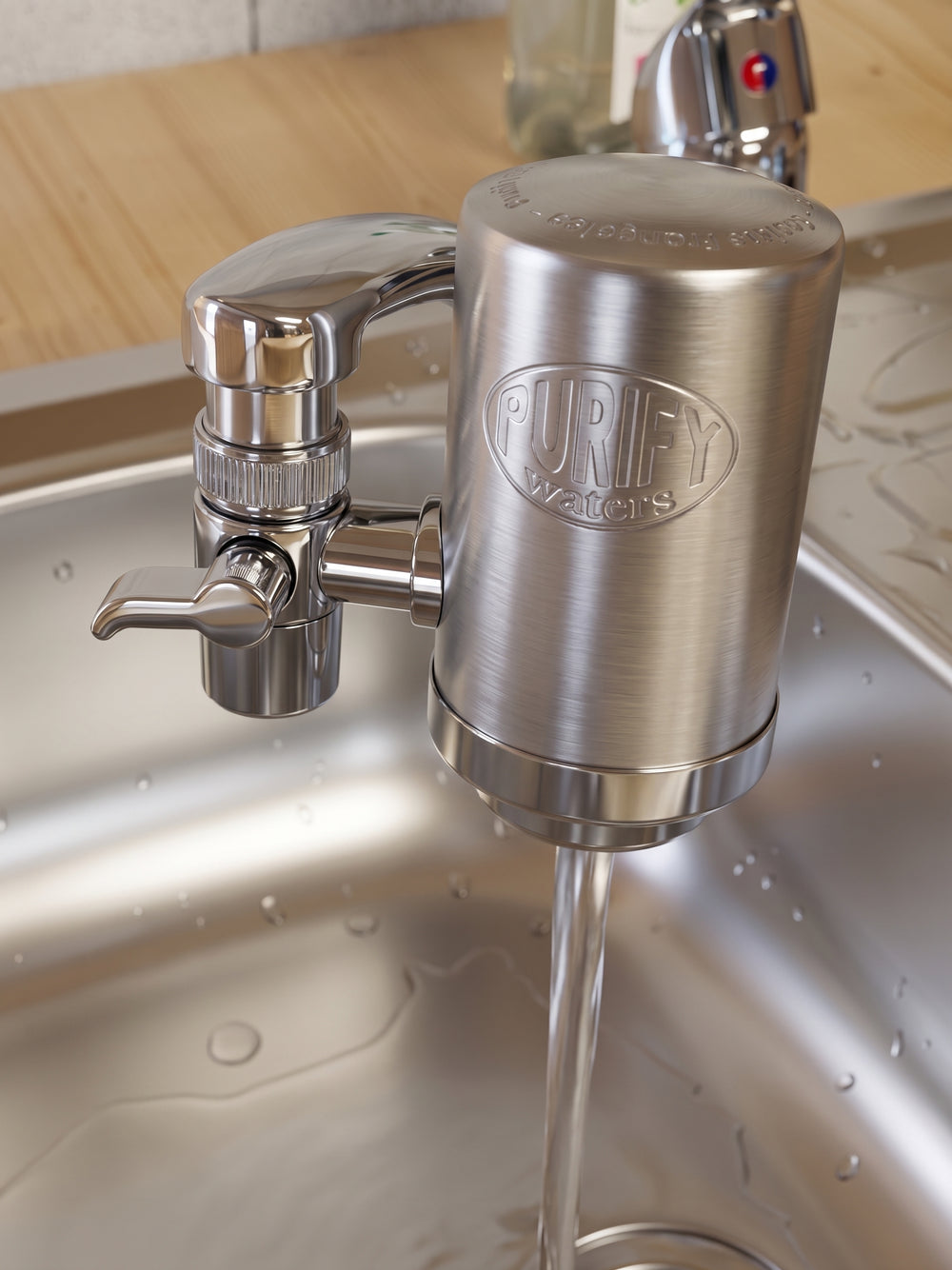 Amorcez la cartouche, et profitez d'une eau purifiée.